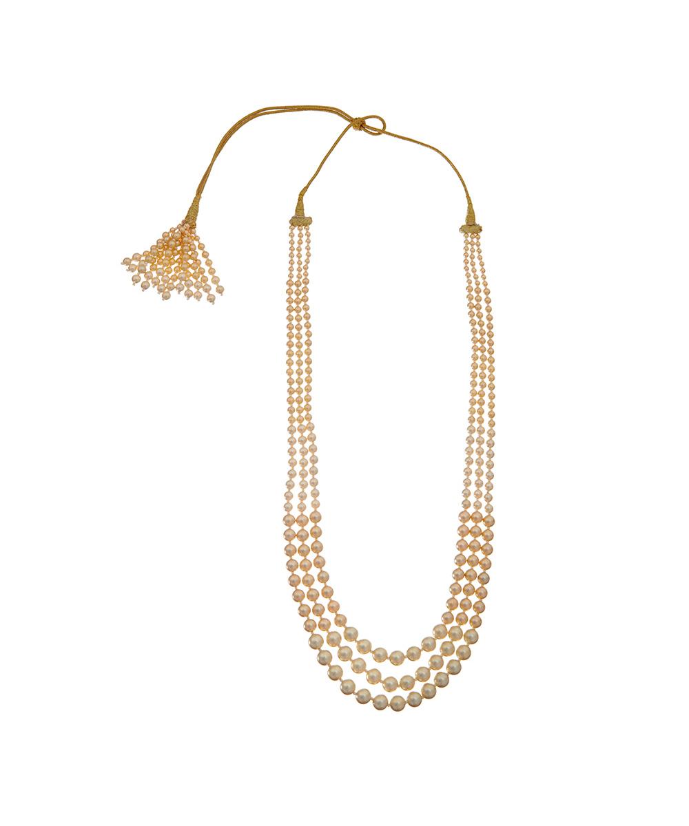 Elegant Simple Style White Faux Pearls Beads Beaded Necklace - Temu