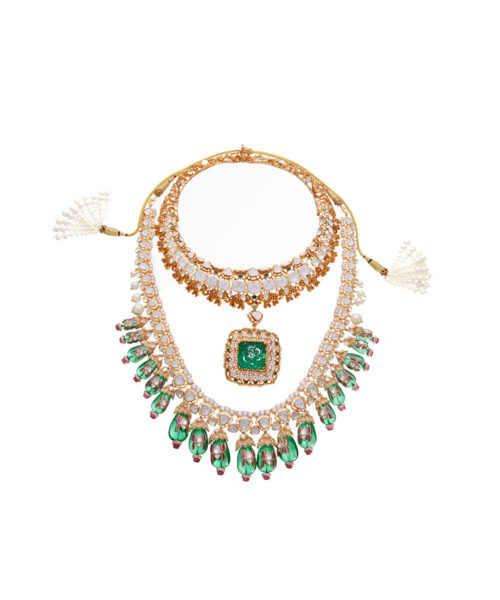 GAj mohan Double Necklace