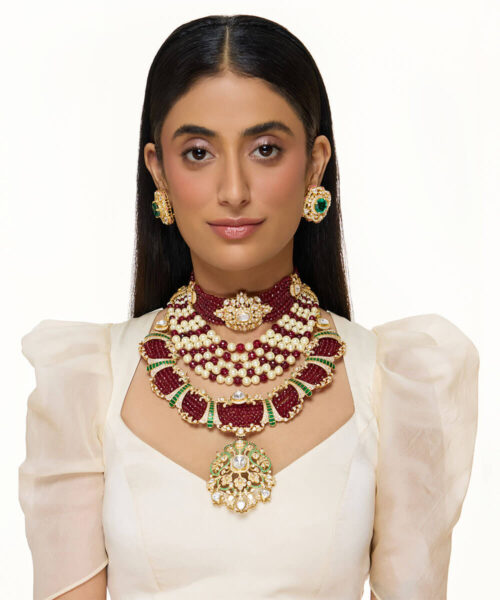 Gulshan Bahaar 3 layer necklace