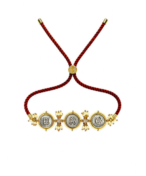 Silver & Gold BRO Rakhi